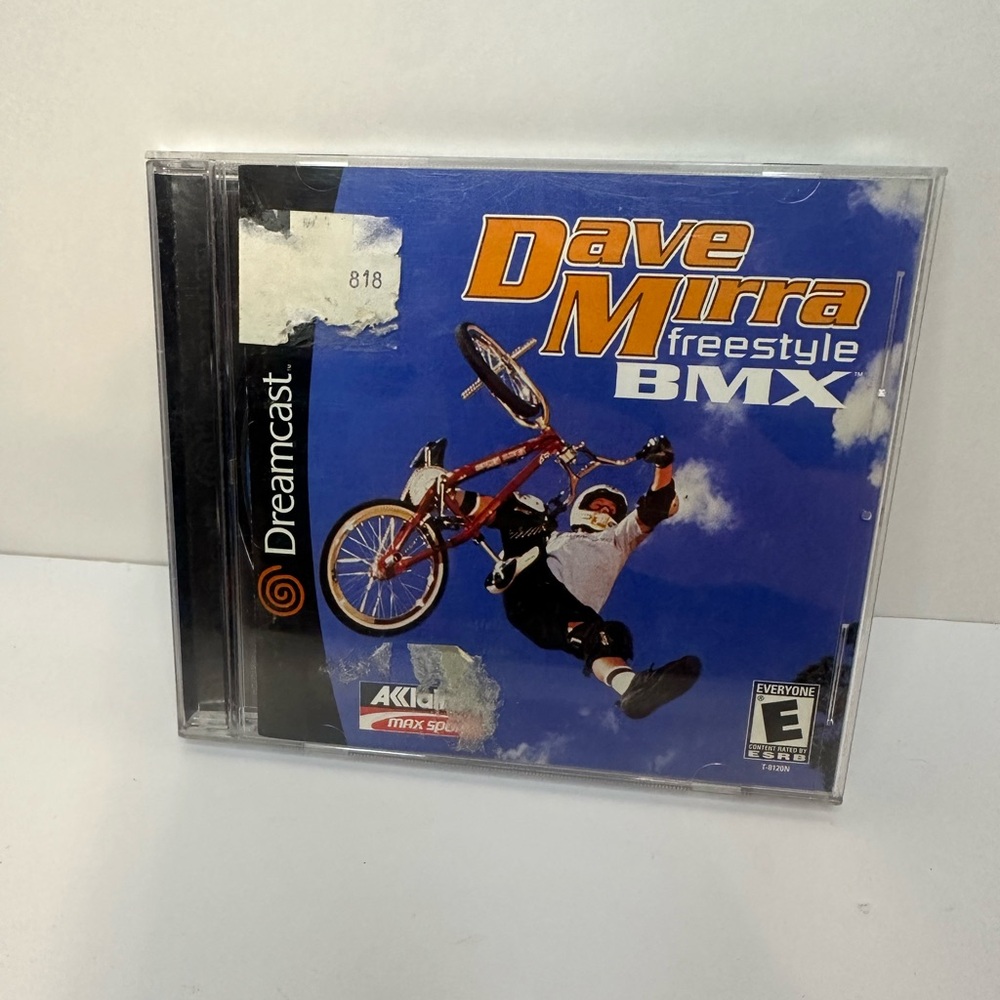 Vintage Dave Mirra Freestyle BMX Dreamcast Game
